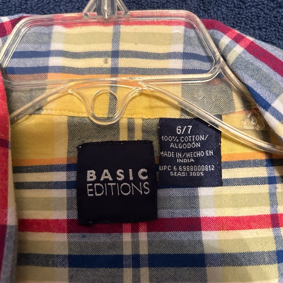 𝅺BASIC Edition Boys Button up 6/7 - Picture 2 of 2